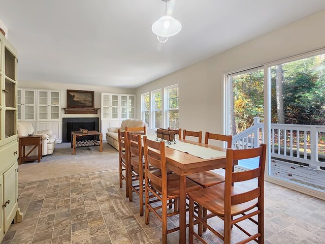 view of dining room