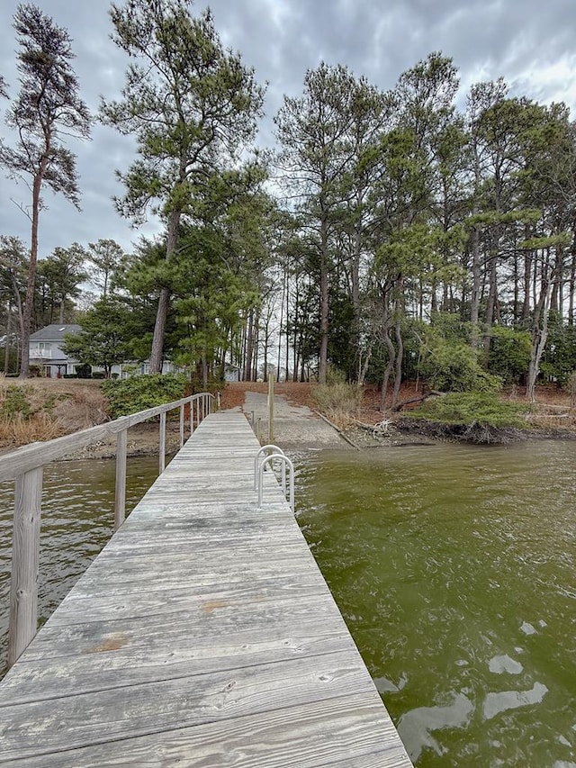 view of dock