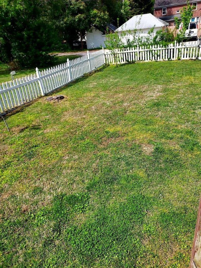 view of yard