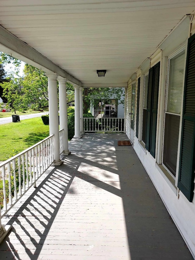 view of deck