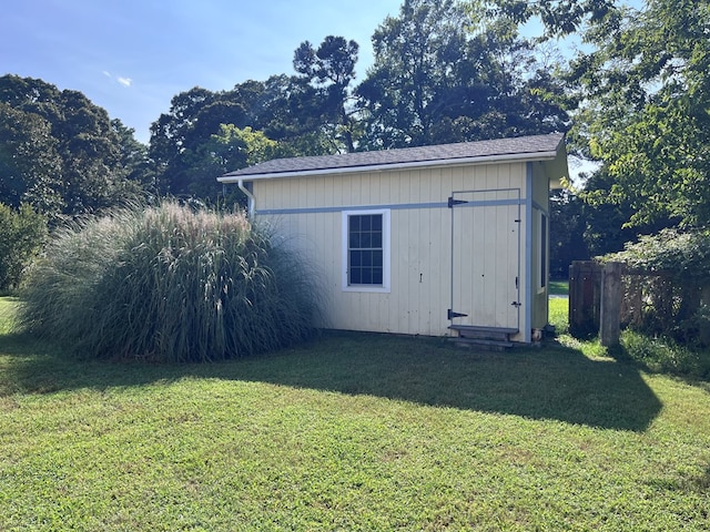 view of outbuilding with an outdoor structure