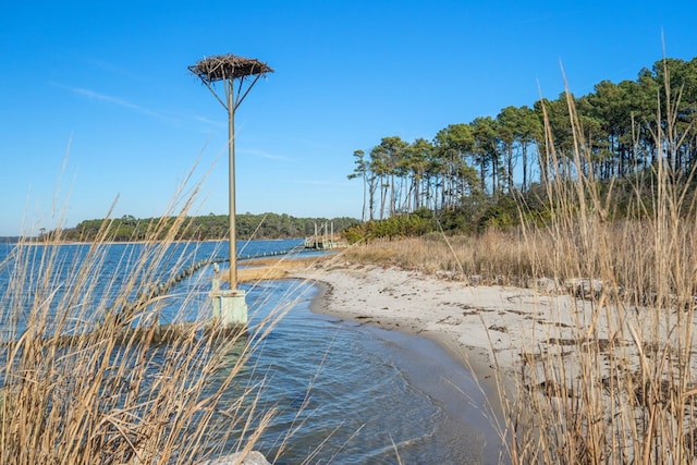 view of water feature