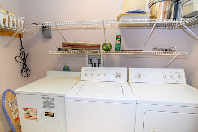 24324 Adams Hill Dr, Accomac, VA 23301 - laundry room featuring independent washer and dryer