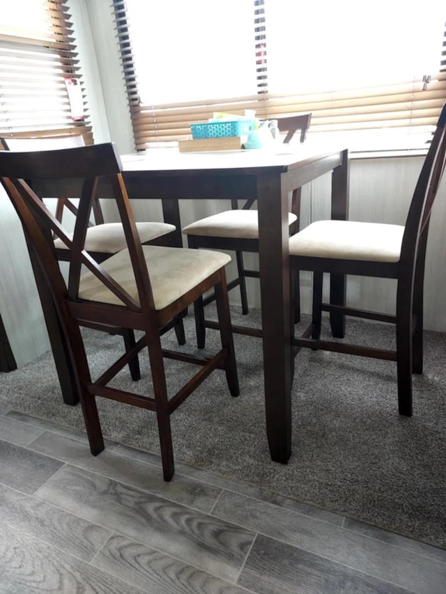 dining space featuring a wealth of natural light