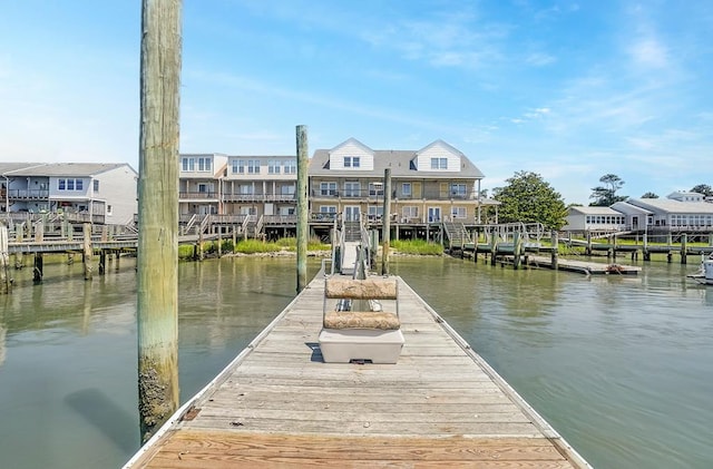 7442 E Side Rd, Chincoteague, VA 23336 - dock area with a water view