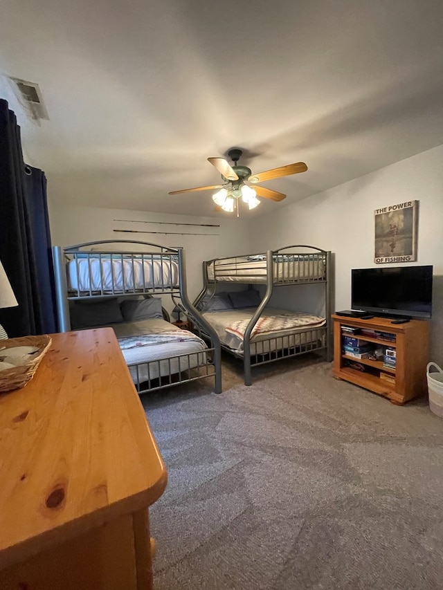 4097 Grand Bay Ct, Chincoteague, VA 23336 - bedroom featuring carpet and ceiling fan
