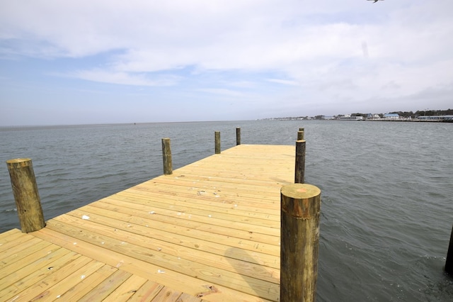 23831 Main St, Chincoteague, VA 23336 - dock featuring a water view