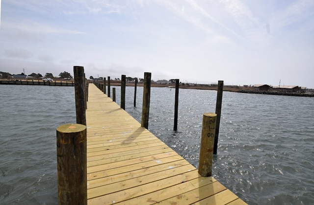 23831 Main St, Chincoteague, VA 23336 - dock area featuring a water view