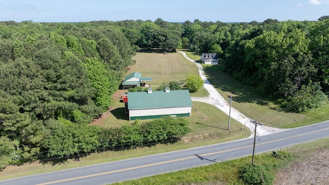 3315 Seaside Rd, Exmore, VA 23350 - aerial view of a heavily wooded area