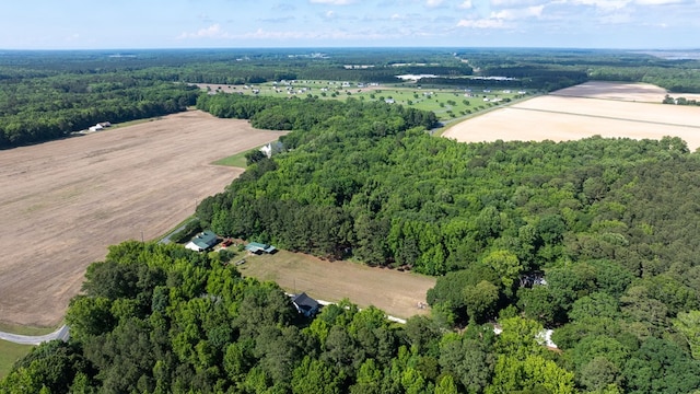 3315 Seaside Rd, Exmore, VA 23350 - aerial view of sparsely populated area with a heavily wooded area