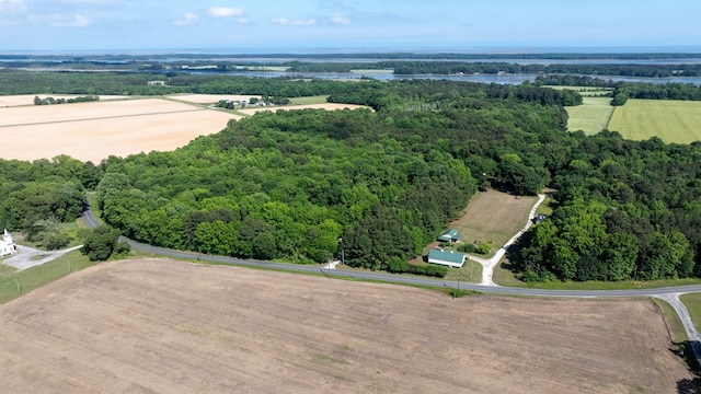 3315 Seaside Rd, Exmore, VA 23350 - aerial view of a heavily wooded area and a nearby body of water