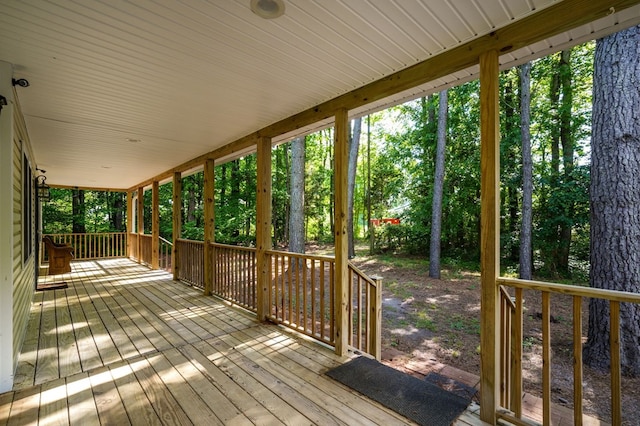 3315 Seaside Rd, Exmore, VA 23350 - view of deck