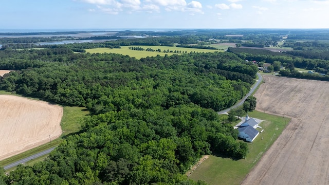 3315 Seaside Rd, Exmore, VA 23350 - aerial view of sparsely populated area featuring a heavily wooded area