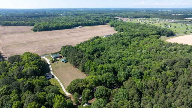 3315 Seaside Rd, Exmore, VA 23350 - aerial overview of property's location with a heavily wooded area and rural landscape