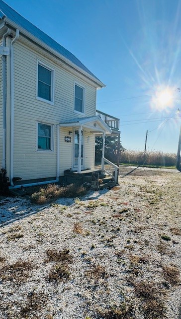 view of back of property