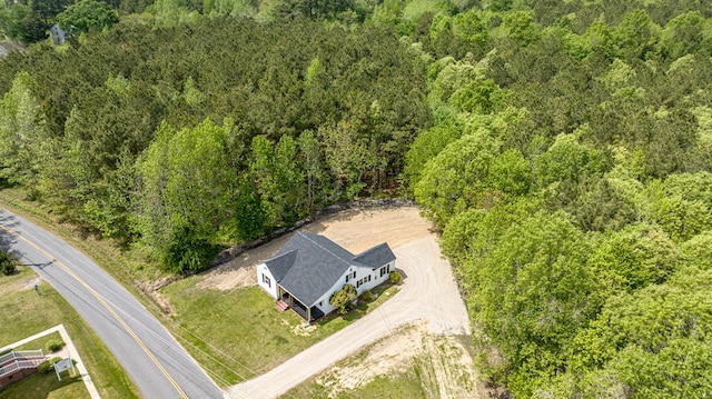 24455 Guilford Rd, Bloxom, VA 23308 - drone / aerial view of a heavily wooded area