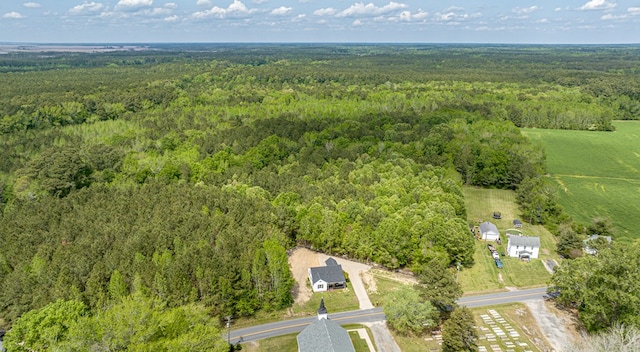24455 Guilford Rd, Bloxom, VA 23308 - aerial overview of property's location with a forest