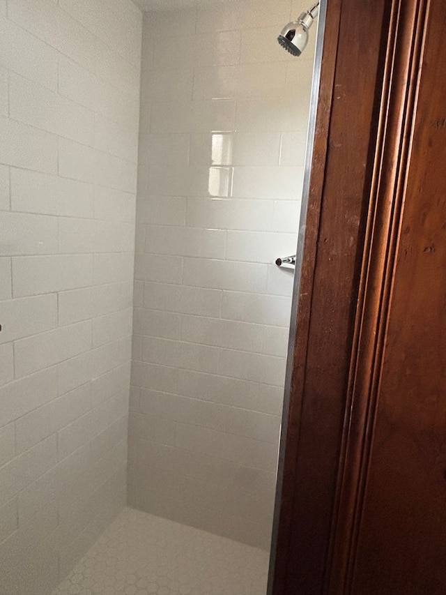10117 Pine Ave, Nassawadox, VA 23413 - bathroom with a tile shower