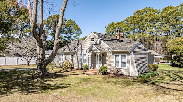 24103 Adelaide St, Parksley, VA 23421 - view of front of home featuring a chimney