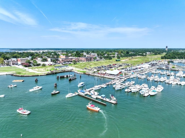 521 Madison Ave, Cape Charles, VA 23310 - aerial view featuring a water view