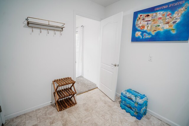 interior space featuring tile patterned floors