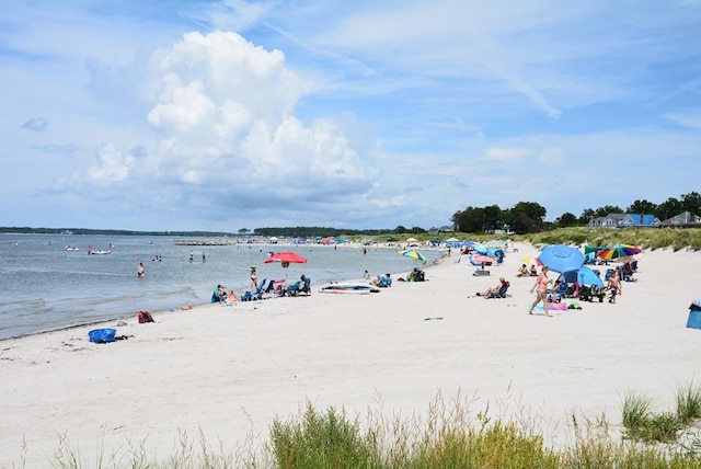 water view featuring a view of the beach