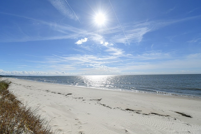 water view featuring a view of the beach