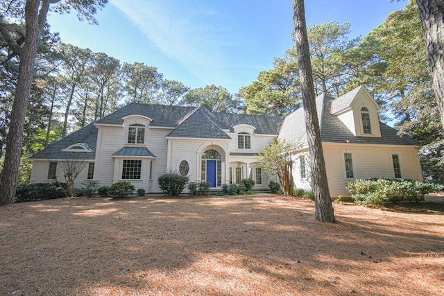 view of french country style house