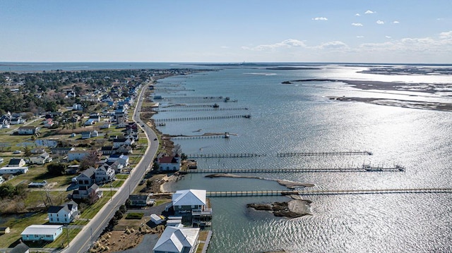 3481 Main St, Chincoteague, VA 23336 - aerial view featuring a water view