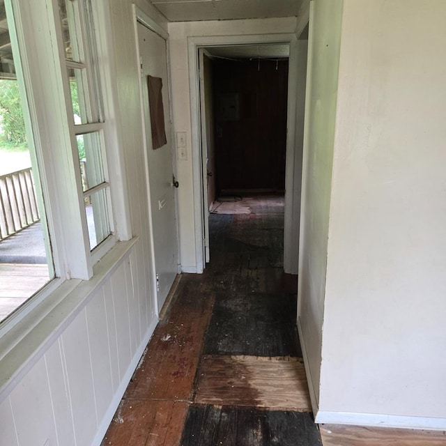 27409 Blueberry Dr, Cape Charles, VA 23310 - hallway with hardwood / wood-style floors