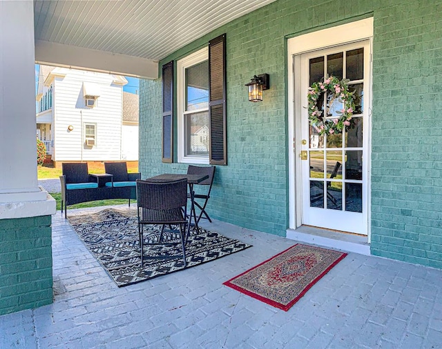 view of patio / terrace featuring a porch