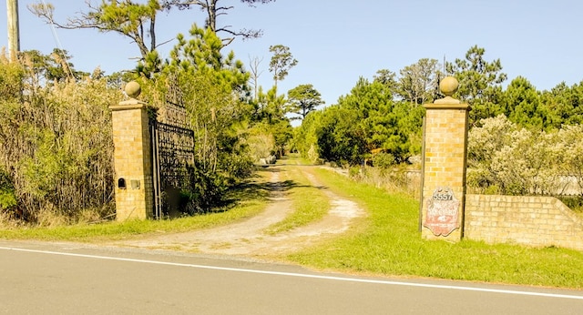 view of road