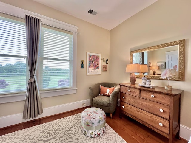2453 Sand Hill Dr, Cape Charles, VA 23310 - living area featuring wood finished floors and baseboards