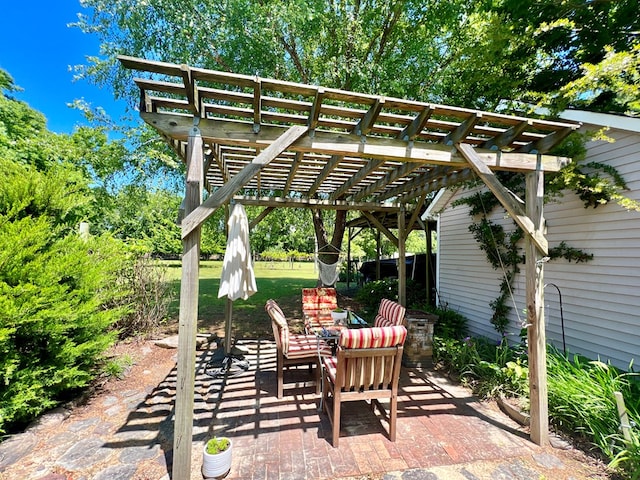 2453 Sand Hill Dr, Cape Charles, VA 23310 - view of patio with a pergola