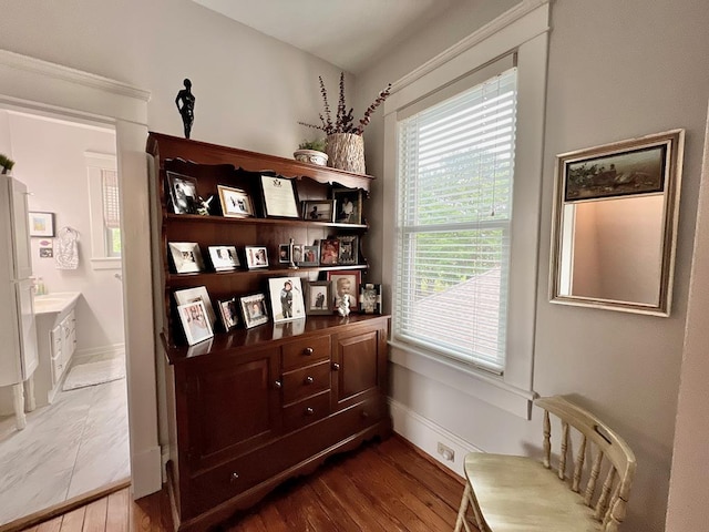 2453 Sand Hill Dr, Cape Charles, VA 23310 - dining area with baseboards