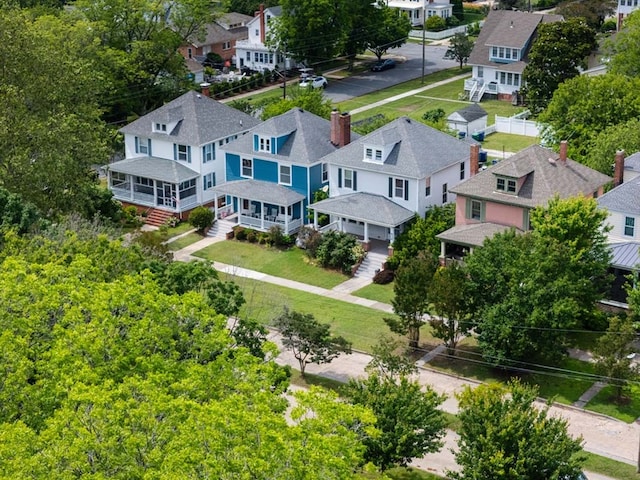 205 Monroe Ave, Cape Charles, VA 23310 - aerial perspective of suburban area