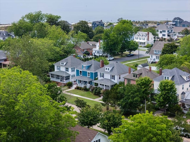 205 Monroe Ave, Cape Charles, VA 23310 - aerial perspective of suburban area