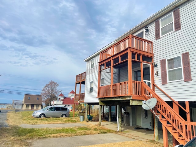 view of rear view of property