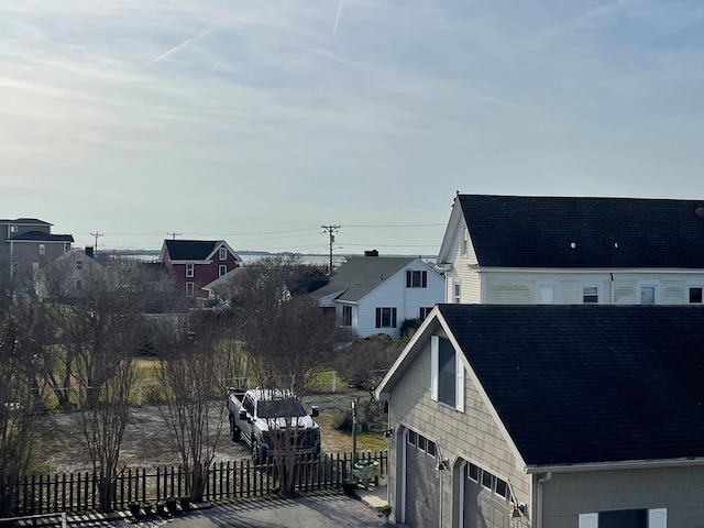 view of property exterior with a garage