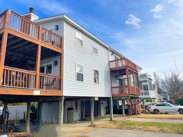 view of rear view of house