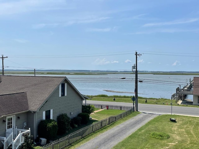 property view of water