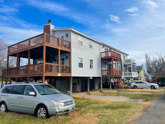 view of rear view of house