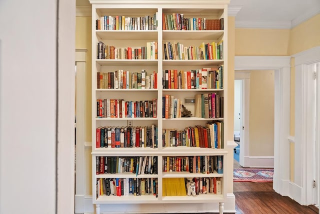 306 Bay Ave, Cape Charles, VA 23310 - detailed view of ornamental molding and wood finished floors
