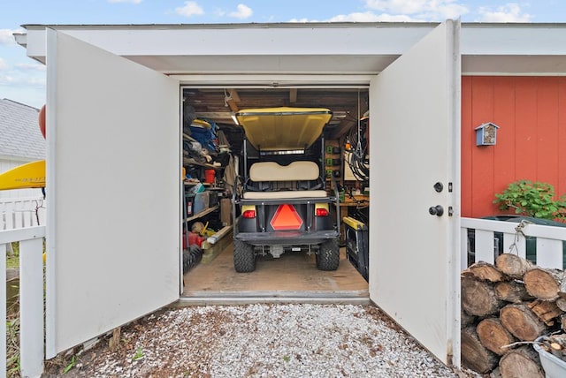 306 Bay Ave, Cape Charles, VA 23310 - view of garage