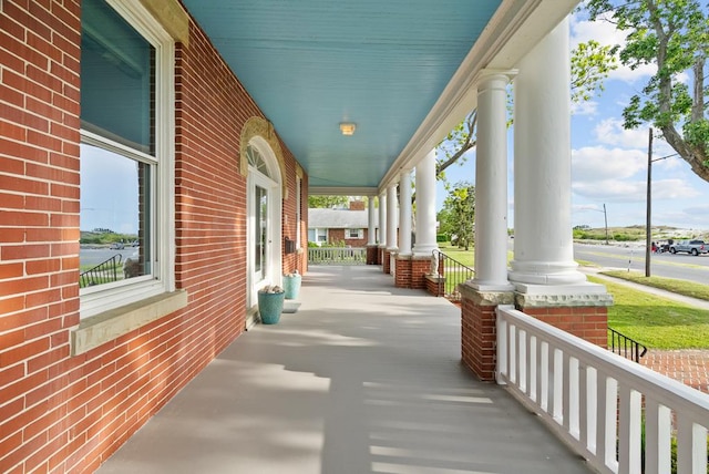 306 Bay Ave, Cape Charles, VA 23310 - view of porch