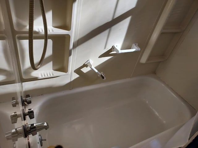 interior details with a bath