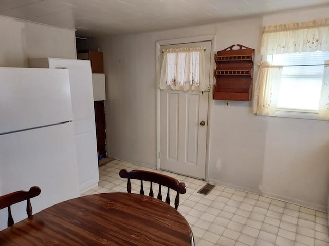 view of dining room