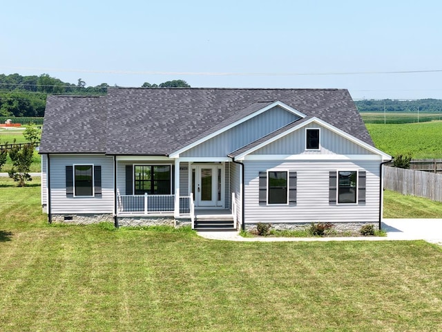 27212 Castle Row, Cape Charles, VA 23310 - view of front facade with covered porch and roof with shingles