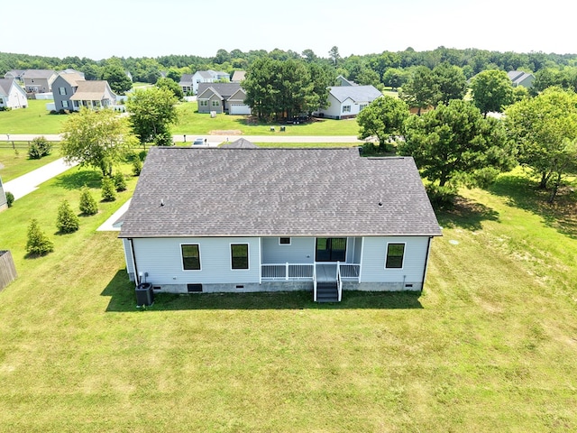 27212 Castle Row, Cape Charles, VA 23310 - aerial perspective of suburban area