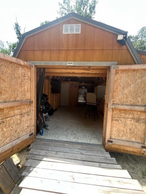 view of outbuilding